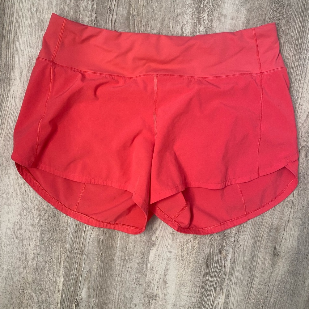 Lululemon Speed Up Shorts, 4” size 8